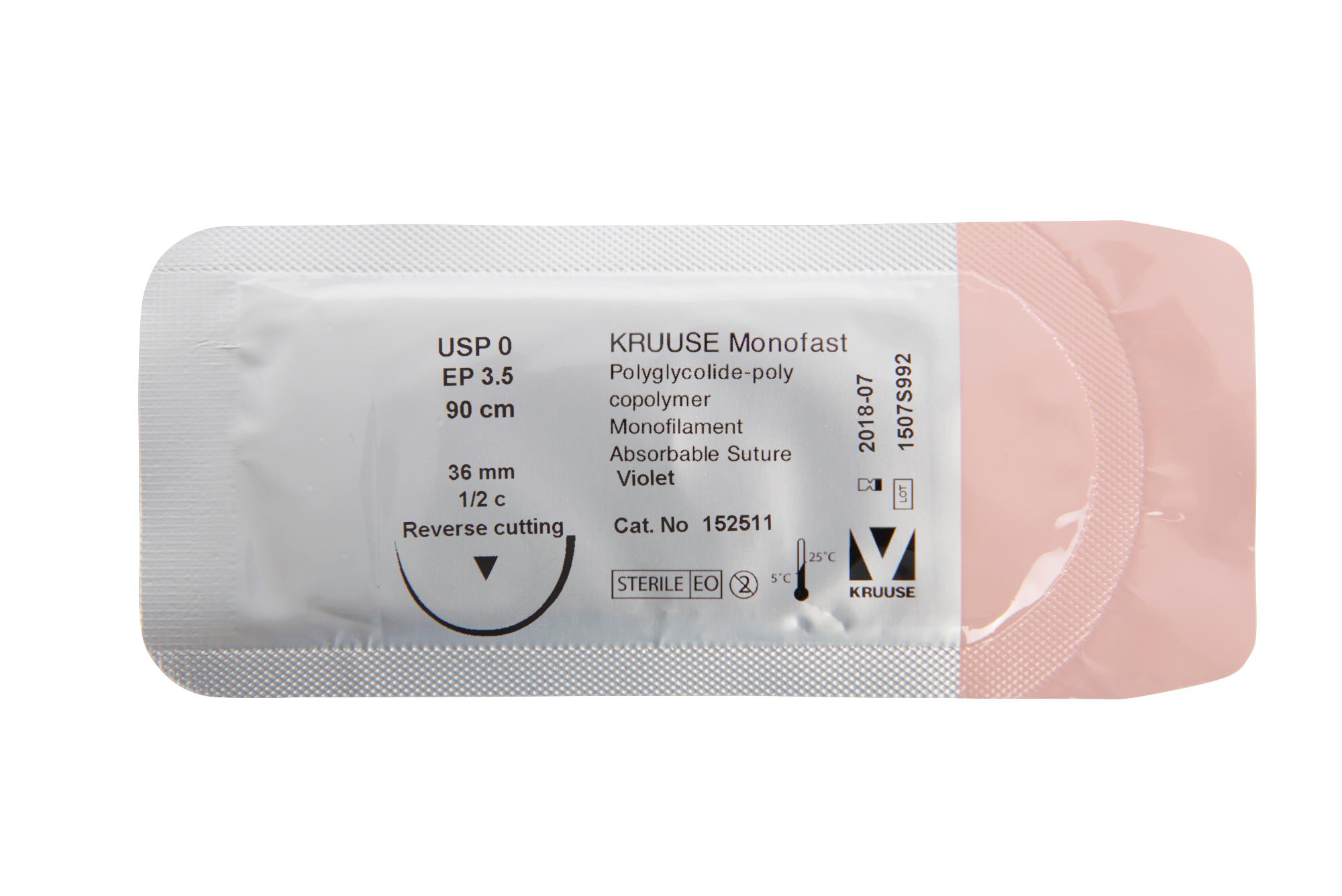 Kruuse Monofast Suture Usp Cm Mm Needle C