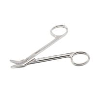 KRUUSE Suture Scissors, curved, serrated, 12 cm