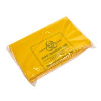 Autoklavepose, gule med BioHazard tryk, 400 x 780 mm, , 50 stk.
