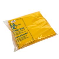 Autoklavepose, gule med BioHazard tryk, 600 x 780 mm,, 50 stk.
