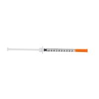 KRUUSE Insulin Disposable Syringe 3-comp. 1 ml, 29G x ½, 100/pk