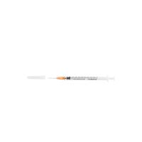 KRUUSE Disposable Syringe With Needle, 3-comp., 1 ml, 25G x 5/8, 100/pk