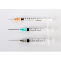 KRUUSE Disposable Syringe With Needle, 3-comp., 1 ml, luer lock, 25G x 5/8, 0.5 x 16 mm, 100/pk