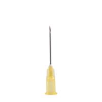 KRUUSE disposable needle 0.9x25mm 20Gx1, yellow 100/pk