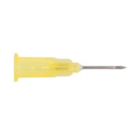 KRUUSE disposable needle 0.9 x 13 mm, 20G x 1/2, yellow, 100/pk
