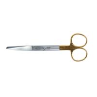 KRUUSE Cooper Scissors, curved, blunt/pointed, wolfram, 14 cm