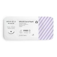 KRUUSE Sacryl Rapid Suture, USP 4-0/EP 1.5, 45 cm/18