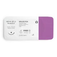 KRUUSE PGA Suture, USP 4-0/EP 1.5, violet, 70 cm/27.5