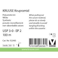 KRUUSE Krupramid suture, USP 3-0, 100 m