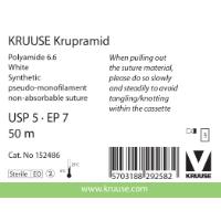 KRUUSE Krupramid, USP 5, white, 50 metres