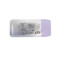 KRUUSE Sacryl suture, USP 2-0, 90 cm, violet, 36 mm needle, 1/2C, round bodied taperpoint, 18/pk