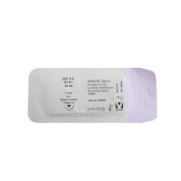 KRUUSE Sacryl Suture, USP 6-0, 45 cm, violet, 13 mm needle, ½ C, RB, tapercut, 18/pk