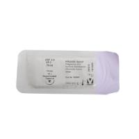 KRUUSE Sacryl Suture, USP 2-0, 70 cm, violet, 19 mm needle, ½ C, RB, tapercut, 18/pk