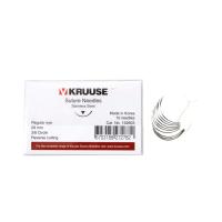 KRUUSE Suture Needle, regular eye, 3/8 circle, reverse cutting, 29 mm, 10/pk