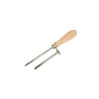 KRUUSE Trocar Ø7x120 mm, stainless w/one cannula and wooden handle