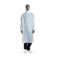 KRUTEX Disposable Gown, white, 120 cm