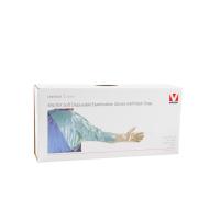 KRUTEX examination gloves, Soft, with shoulder protector, L, 50/pk