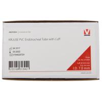 KRUUSE PVC Endotracheal Tubus, with cuff, ID 7.0 mm, OD 9.6 mm, 29 Fr x 31 cm (12.2''), 10/pk