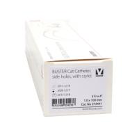BUSTER Cat Catheter, 3 Fr x 4”, 1.0 x 100 mm, side holes, with stylet, 12/pk