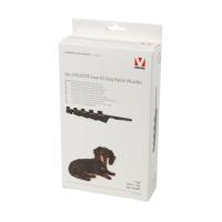Set of 5 BUSTER Easy-ID nylon dog muzzles, S-XXL, 5/pk