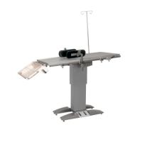 Electrical hydraulic operation table Trend, flat top 130x60 cm, light grey
