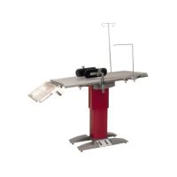 Electrical hydraulic operation table Trend, flat top 130x60 cm, red violet