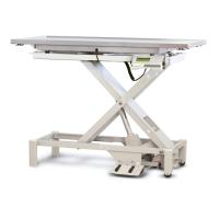 Vet Lift table, electric with synthetic table top and scales