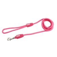 BUSTER Reflective Rope 180 cm Lead, Pink, 8mm