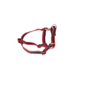 Red Buster Reflective Mesh Step-In Dog Harness Large