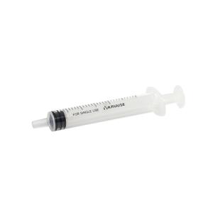 KRUUSE Disposable Syringe, center, nozzle, 3 comp. 2->3 ml, 100/pk KRUUSE Disposable Syringe, center, nozzle, 3 comp. 2->3 ml, 100/pk