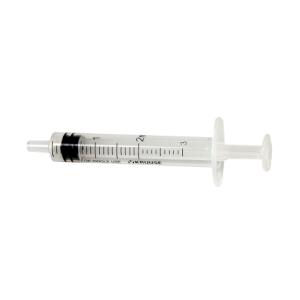 KRUUSE Disposable Syringe, center, nozzle, 3 comp. 2->3 ml, 100/pk KRUUSE Disposable Syringe, center, nozzle, 3 comp. 2->3 ml, 100/pk