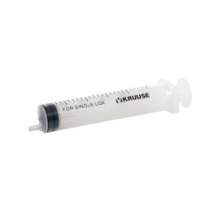 KRUUSE Eccentric Disposable Syringe, 3 comp. 20->24 ml, 50/pk KRUUSE Eccentric Disposable Syringe, 3 comp. 20->24 ml, 50/pk