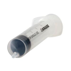 KRUUSE Eccentric Disposable Syringe, 3 comp. 20->24 ml, 50/pk KRUUSE Eccentric Disposable Syringe, 3 comp. 20->24 ml, 50/pk