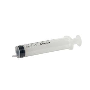 KRUUSE Eccentric Disposable Syringe, 3 comp. 30->34 ml, 50/pk KRUUSE Eccentric Disposable Syringe, 3 comp. 30->34 ml, 50/pk