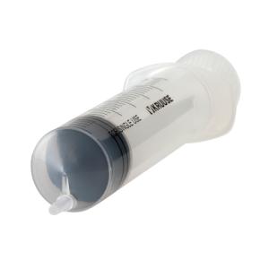KRUUSE Eccentric Disposable Syringe, 3 comp. 50->60 ml, 25/pk KRUUSE Eccentric Disposable Syringe, 3 comp. 50->60 ml, 25/pk
