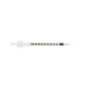 KRUUSE Insulin Disposable Syringe, 3-comp., 0.5 ml, 29G x ½", U-100, 100/pk KRUUSE Insulin Disposable Syringe, 3-comp., 0.5 ml, 29G x ½", U-100, 100/pk