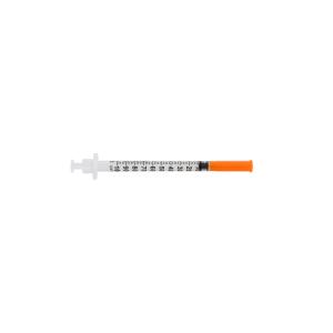 KRUUSE Insulin Disposable Syringe, 3-comp.,1 ml, 29G x ½", U-100, 100/pk KRUUSE Insulin Disposable Syringe, 3-comp.,1 ml, 29G x ½", U-100, 100/pk