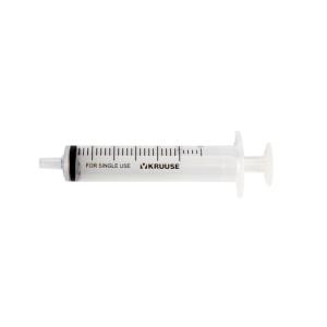 KRUUSE Engangssprøjte med O-silikonering, centrisk, 3-komp. 5->6 ml, 100 stk. KRUUSE Engangssprøjte med O-silikonering, centrisk, 3-komp. 5->6 ml, 100 stk.