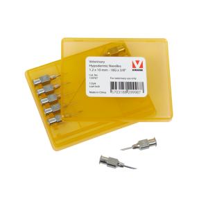 KRUUSE Vet Kanyle, 1,2 x 10 mm, 18G x 3/8, Luer Lock, 12 stk. KRUUSE Vet Kanyle, 1,2 x 10 mm, 18G x 3/8, Luer Lock, 12 stk.