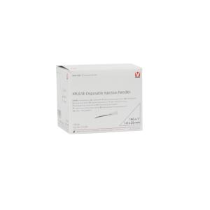 KRUUSE Disposable Needle, 1.6 x 25 mm, 16G x 1, white, 100/pk KRUUSE Disposable Needle, 1.6 x 25 mm, 16G x 1, white, 100/pk