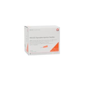 KRUUSE Disposable Needle, 0.5 x 10 mm, 25Gx3/8, orange, 100/pk KRUUSE Disposable Needle, 0.5 x 10 mm, 25Gx3/8, orange, 100/pk