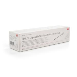 KRUUSE Disposable Needle, w/aluminium hub, 16G x 3/4, 1.6 x 20 mm, 100/pk KRUUSE Disposable Needle, w/aluminium hub, 16G x 3/4, 1.6 x 20 mm, 100/pk