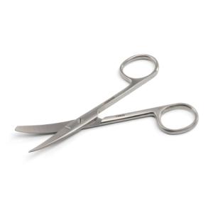 KRUUSE Standard Operationssaks, 11,5 cm, spids/stump, buet KRUUSE Standard Operationssaks, 11,5 cm, spids/stump, buet