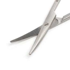 KRUUSE Strabismus Scissors, 11.5 cm / 4.5", blunt/blunt, curved
KRUUSE Strabismus Scissors, 11.5 cm / 4.5", blunt/blunt, curved