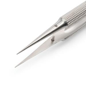 KRUUSE Suturing Micro Forceps, 12 cm / 4.7", straight, 0.3 mm tip
KRUUSE Suturing Micro Forceps, 12 cm / 4.7", straight, 0.3 mm tip