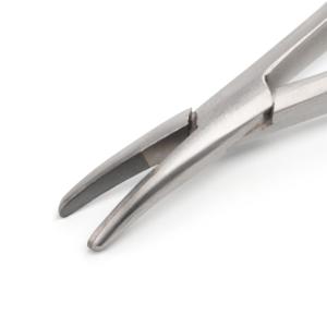 KRUUSE TC Gold Castroviejo Needle Holder, 16 cm / 6.3", smooth, curved, with lock
KRUUSE TC Gold Castroviejo Needle Holder, 16 cm / 6.3", smooth, curved, with lock