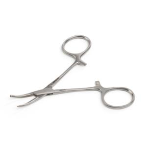 KRUUSE Halsted-Mosquito Arterie Forceps, 10 cm, buet, 1x2 tænder
KRUUSE Halsted-Mosquito Arterie Forceps, 10 cm, buet, 1x2 tænder