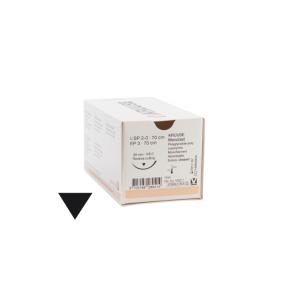 KRUUSE Monofast Suture, USP 2-0, 70 cm, undyed, 26 mm needle, 3/8 C, RC, 18/pk KRUUSE Monofast Suture, USP 2-0, 70 cm, undyed, 26 mm needle, 3/8 C, RC, 18/pk