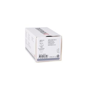 KRUUSE PD-X Sutur, USP 2-0, 70 cm, nål: 26 mm, round bodied, taper-point, ½ circle, 18 stk. KRUUSE PD-X Sutur, USP 2-0, 70 cm, nål: 26 mm, round bodied, taper-point, ½ circle, 18 stk.