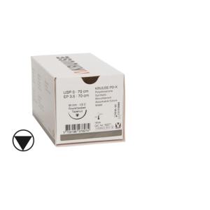 KRUUSE PD-X Suture, USP 0, 70 cm, 30 mm, ½C, RB, tapercut, 18/pk KRUUSE PD-X Suture, USP 0, 70 cm, 30 mm, ½C, RB, tapercut, 18/pk